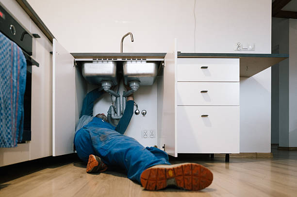 Professional Drain Cleaning technician working in Cape May Court House, NJ